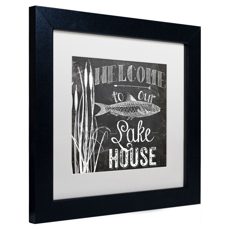 Trademark Fine Art - Color Bakery 'Lake House I' Matted Framed Art - 11x11