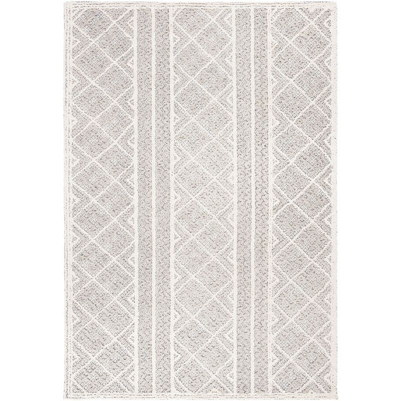 Trace TRC229 Hand Tufted Area Rug - Grey/Beige - 4'x6' - Safavieh.