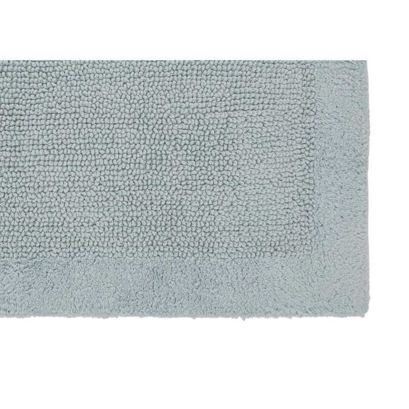 Better Trends Edge 100% Cotton Tufted Reversible Bath Rug 21" x 34" Rectangle - Blue
