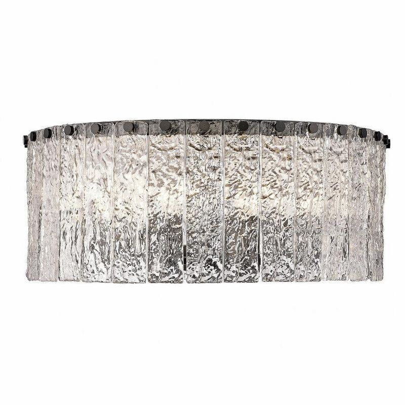 Z-Lite Glacier 8 - Light Flush Mount in  Matte Black