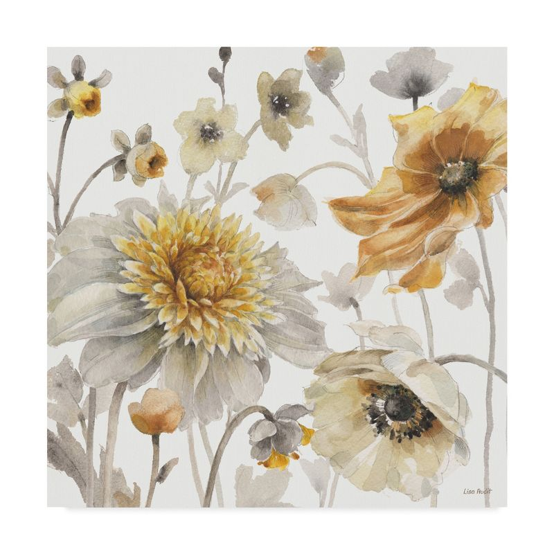 Trademark Fine Art -Lisa Audit 'Fields Of Gold Ii' Canvas Art