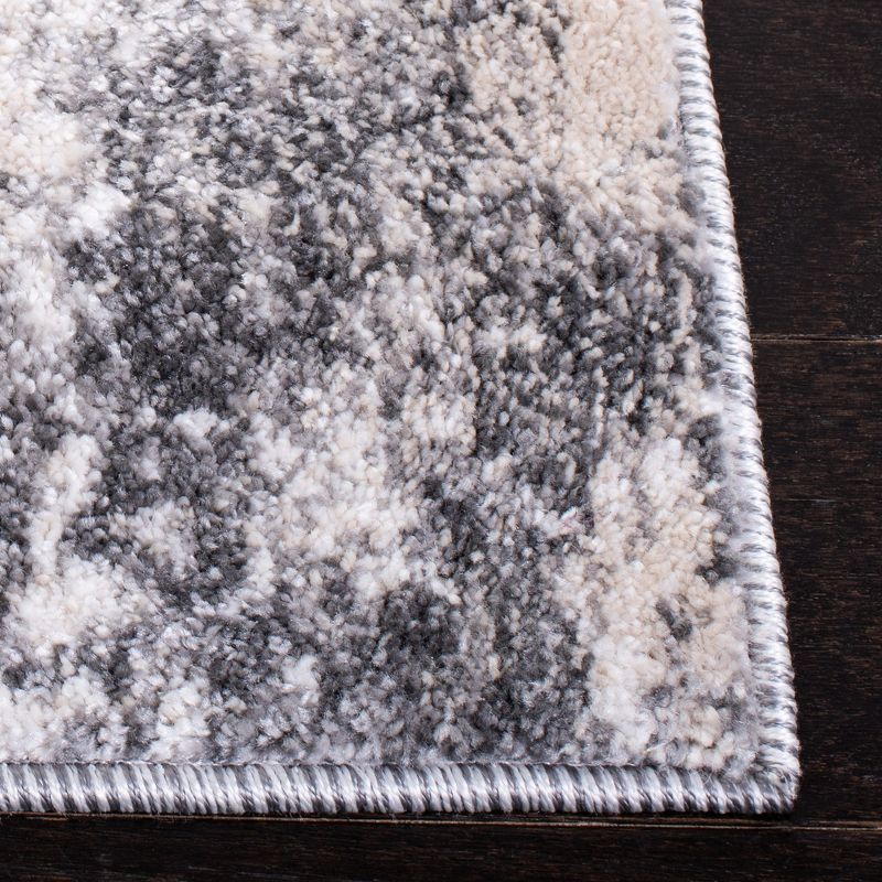 Aston ASN708 Power Loomed Indoor Area Rug - Ivory/Grey - 5'3"x7'7" - Safavieh