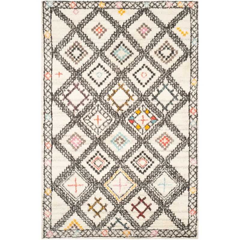 Kenya KNY822 Hand Knotted Area Rug - Natural/Multi - 6'x9' - Safavieh.