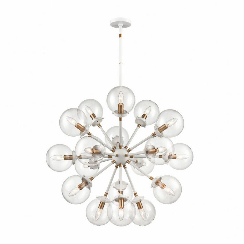Elk Home Boudreaux 18 - Light Chandelier in  Matte White