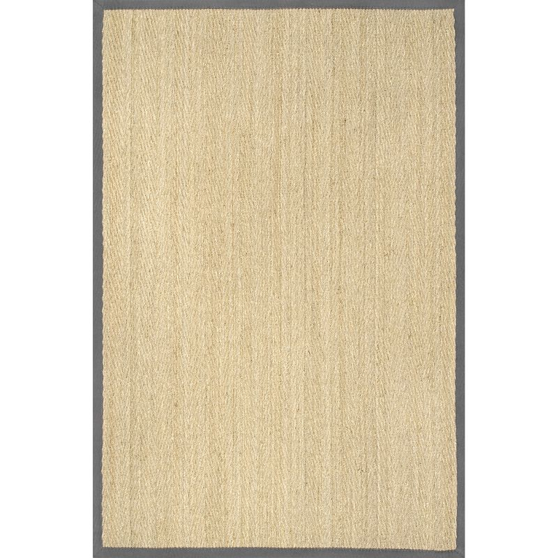 Nuloom Larnaca Seagrass Herringbone Indoor Area Rug, 5' x 8'