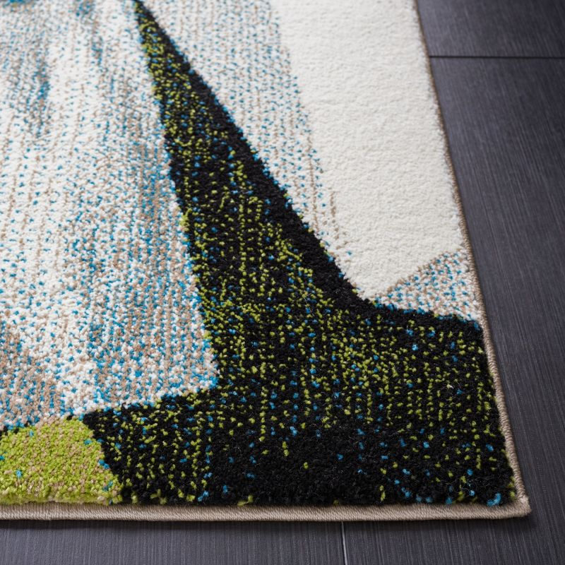 Porcello PRL6940 Power Loomed Indoor Area Rug - 9'x12' - Ivory/Green - Safavieh