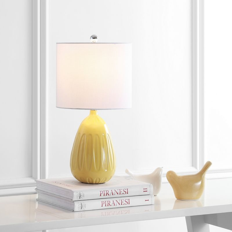 Linnett Table Lamp - 20 Inch Height - TBL4165 - Yellow - Safavieh