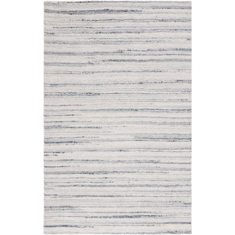 Casablanca CSB792 Hand Woven Indoor Accent Rug - Grey/Ivory - 4'x6' - Safavieh