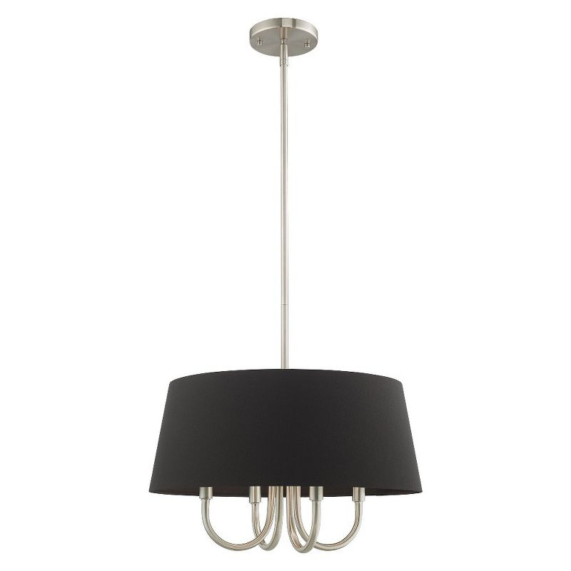 Livex Lighting Belclaire 4 - Light Chandelier in  Brushed Nickel