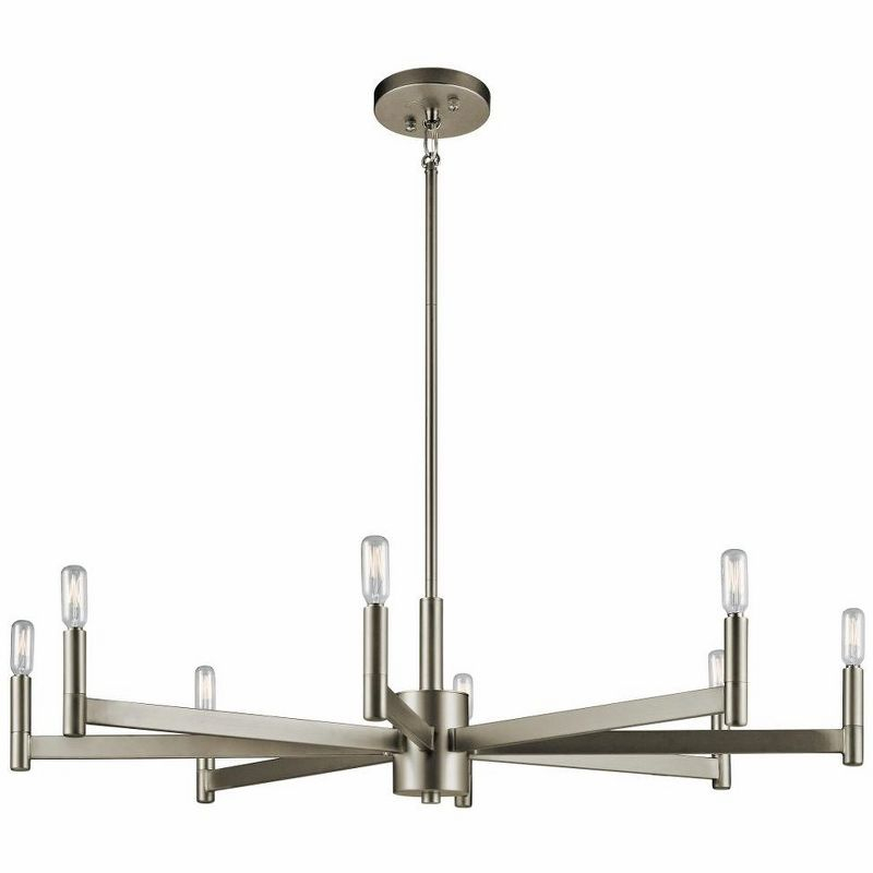 Kichler Lighting Erzo 8 - Light Chandelier in  Satin Nickel