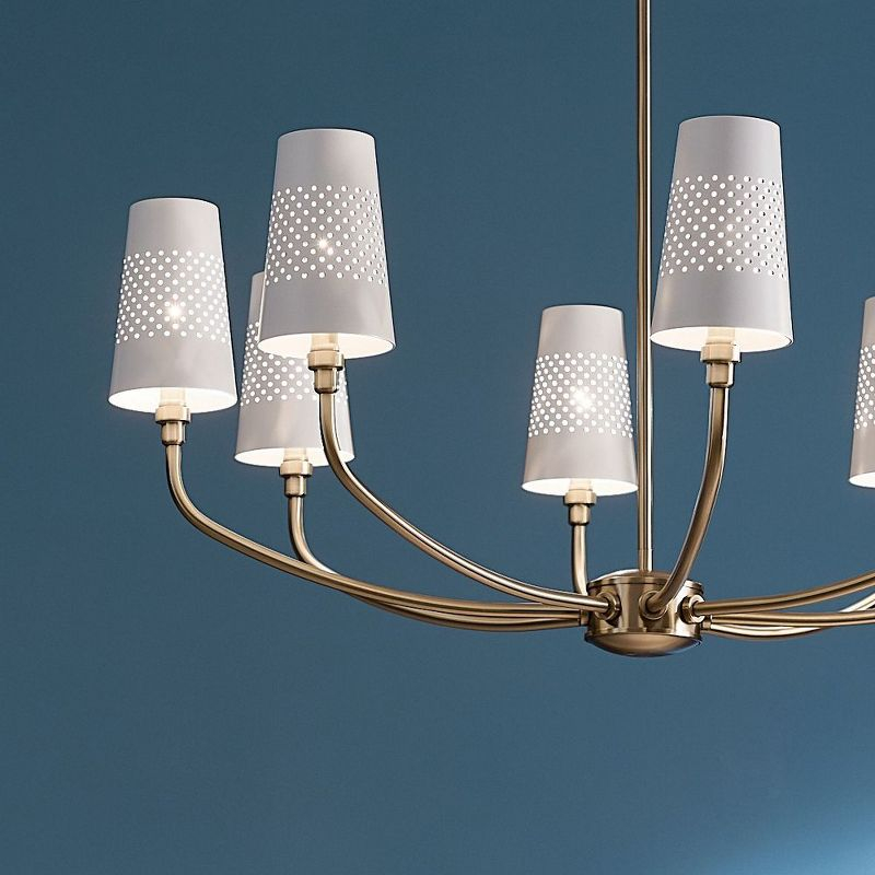 Kichler Lighting Adeena 8 - Light Chandelier in  Brushed Natural Brass