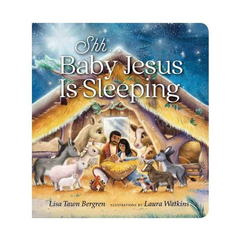 Shh... Baby Jesus Is Sleeping - by  Lisa Tawn Bergren (Board Book)