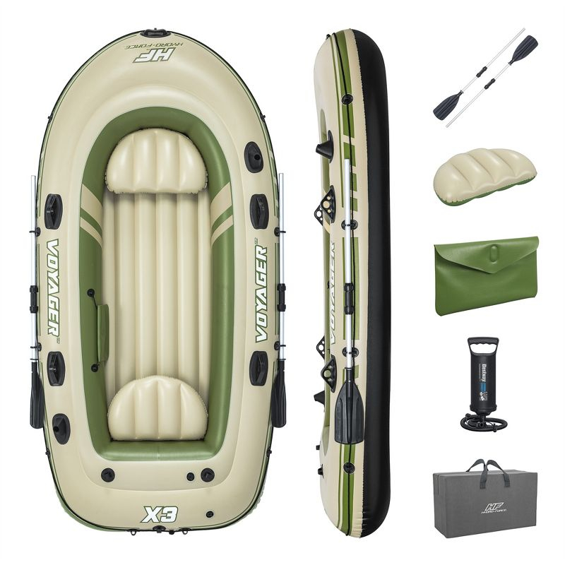 Bestway: Hydro-Force Voyager X3 Inflatable Raft Set