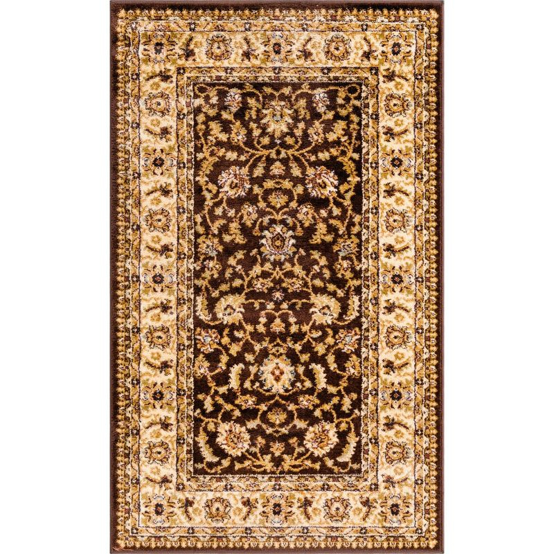 Unique Loom Voyage Collection Area Rug - St. Louis (3' 1" x 5' 3" Rectangle Brown/Green)