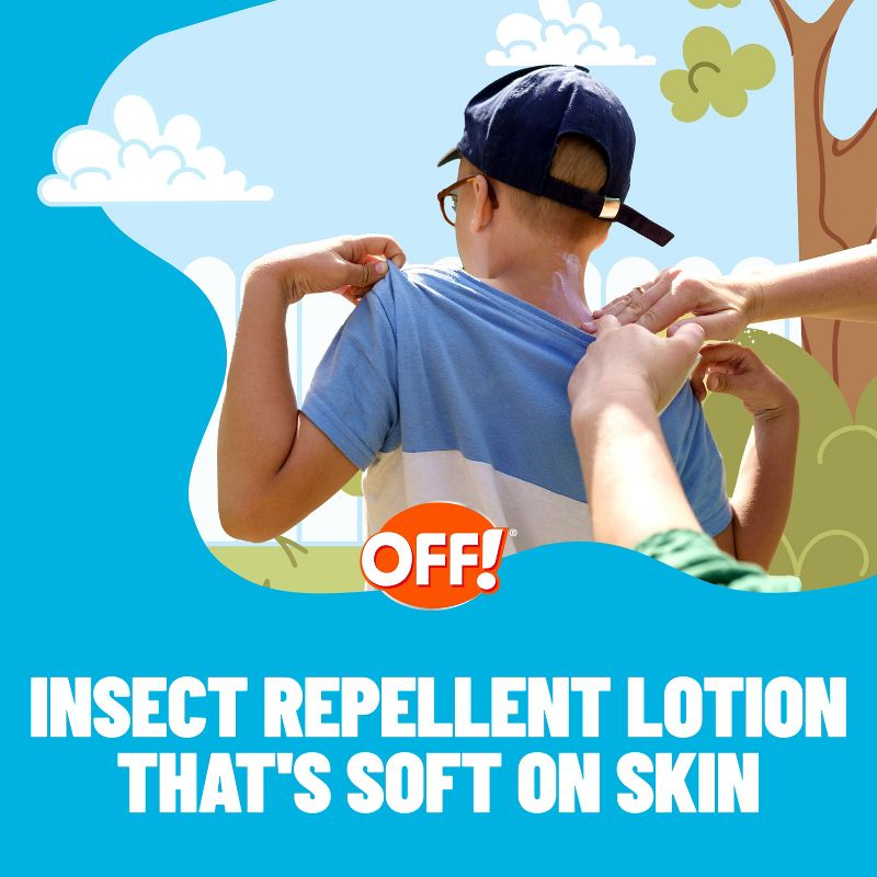 OFF! Adults and Kids Mosquito Repellent Picaridin Bug Lotion - 3.8oz