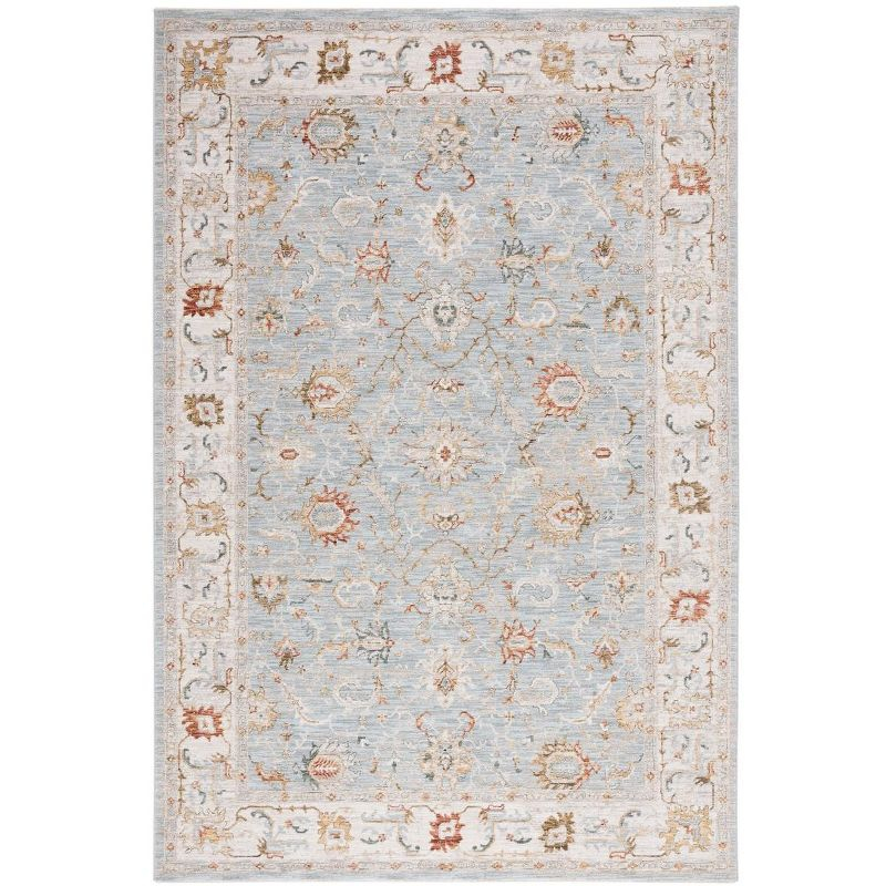 Hamilton HLT102 Power Loomed Area Rug - Blue/Gold - 8'x10' - Safavieh.