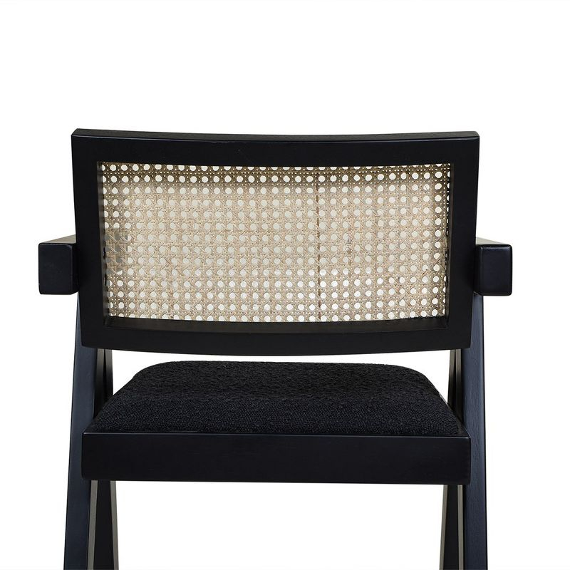 Jennifer Taylor Home Milan 29.5" Modern Resin Webbing Back Bar Stool with Arms