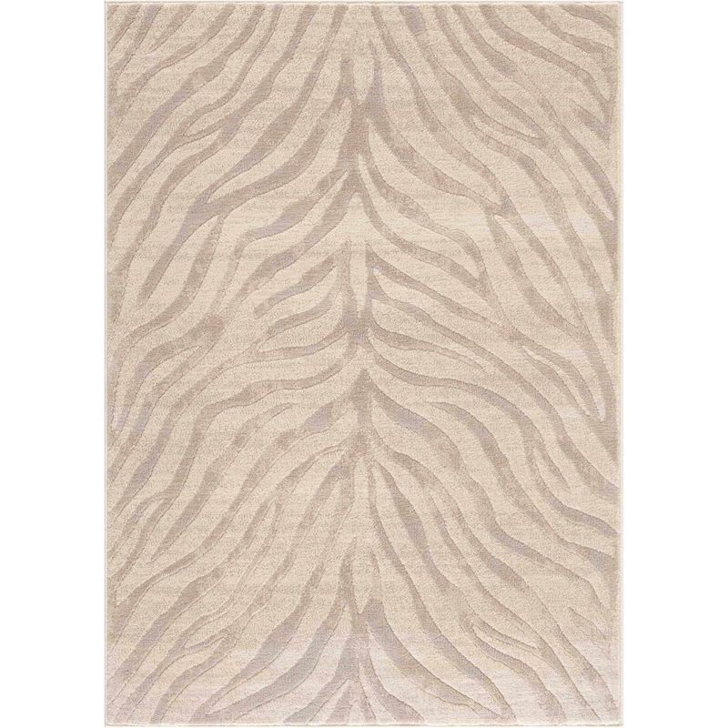 Hauteloom Rectangle Area Rug   Light Gray