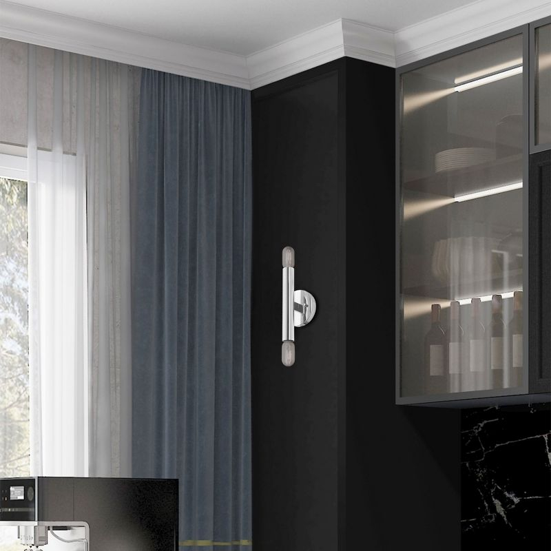 Livex Lighting Copenhagen 2 - Light Wall Light in  Polished Chrome