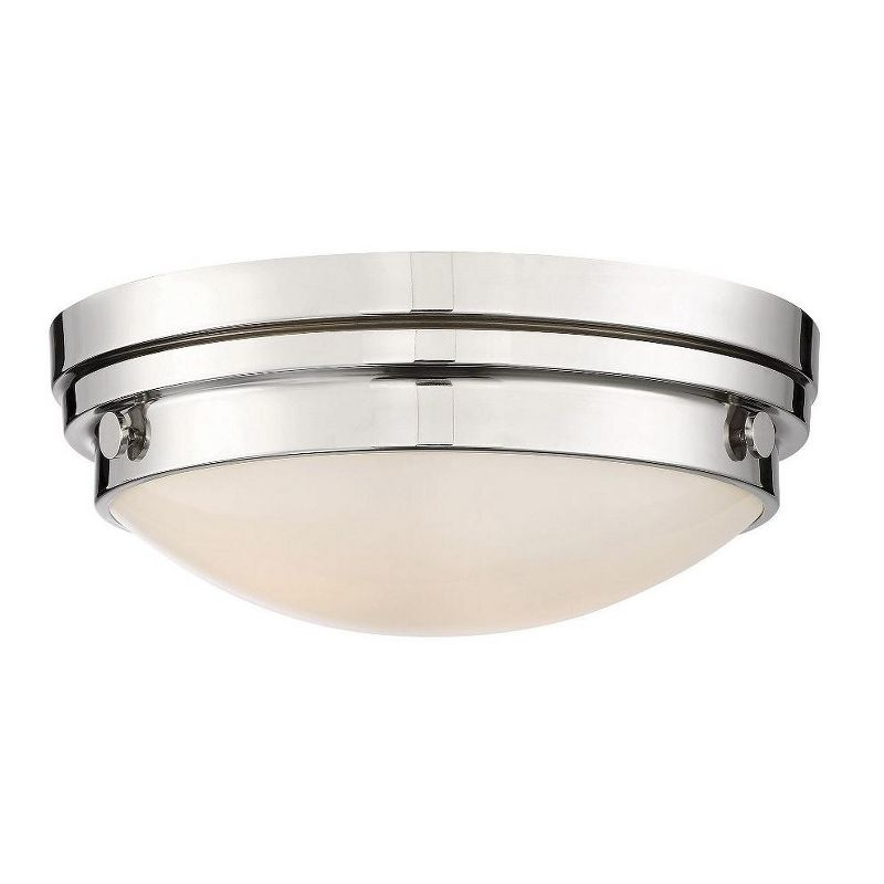 Savoy House Lucerne 2 - Light Flush Mount in  Polished Nickel