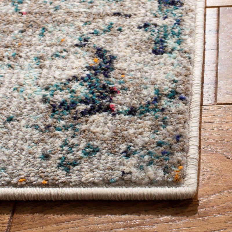 Madison MAD453 Power Loomed Indoor Accent Rug - Grey/Beige - 2'2"x4' - Safavieh