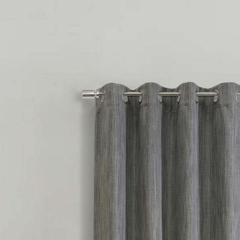 Thermalogic Bryson Provides UV Protection Exclusive Room Darkening Grommet Curtain Panel 52" x 95" Grey
