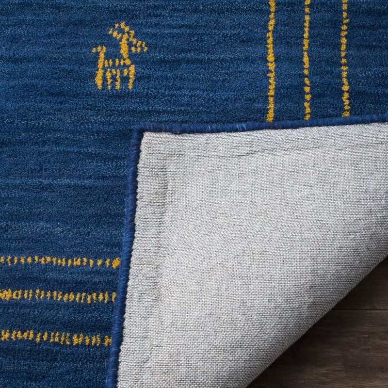 Himalaya HIM588 Hand Loomed Area Rug - Blue/Multi - 8'x10' - Safavieh.