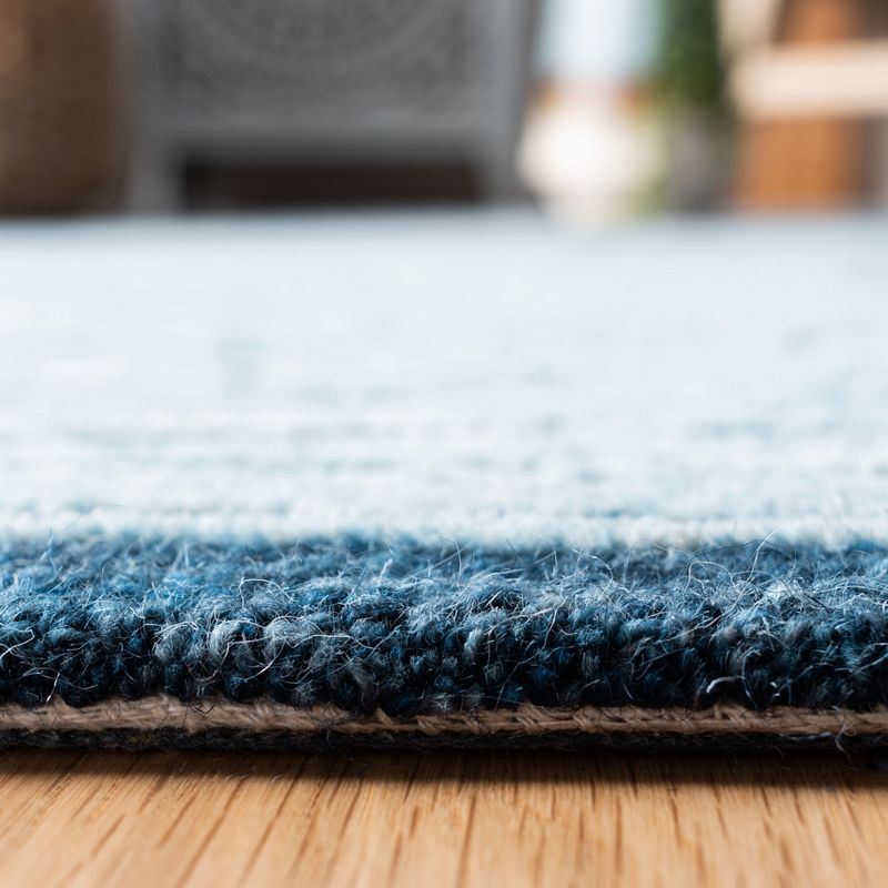 Capri CPR217 Hand Tufted Area Rug - Navy - 8'x10' - Safavieh.