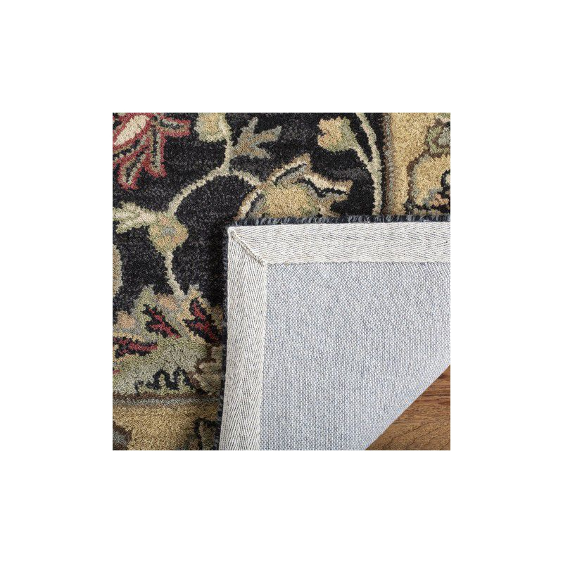 Heritage HG343 Handmade Accent Rug - 2'3"x4' - Charcoal/Gold - Safavieh