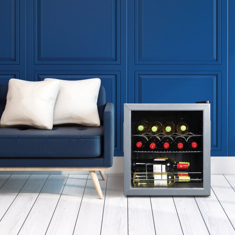 BLACK+DECKER BLACK+DECKER Wine Fridge 14 Bottles, Freestanding Wine Refrigerator with Compressor Cooling