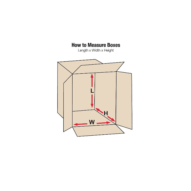 Box Partners Corrugated Boxes 12" x 7" x 7" Kraft 25/Bundle 1277