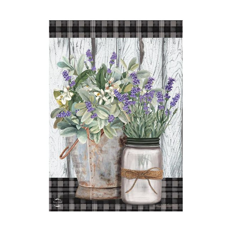 Briarwood Lane Garden Flag 18x12.5 For Outdoor Farmhouse Flowers Spring Garden Flag Flag For Spring Garden Flag Flags For Outside