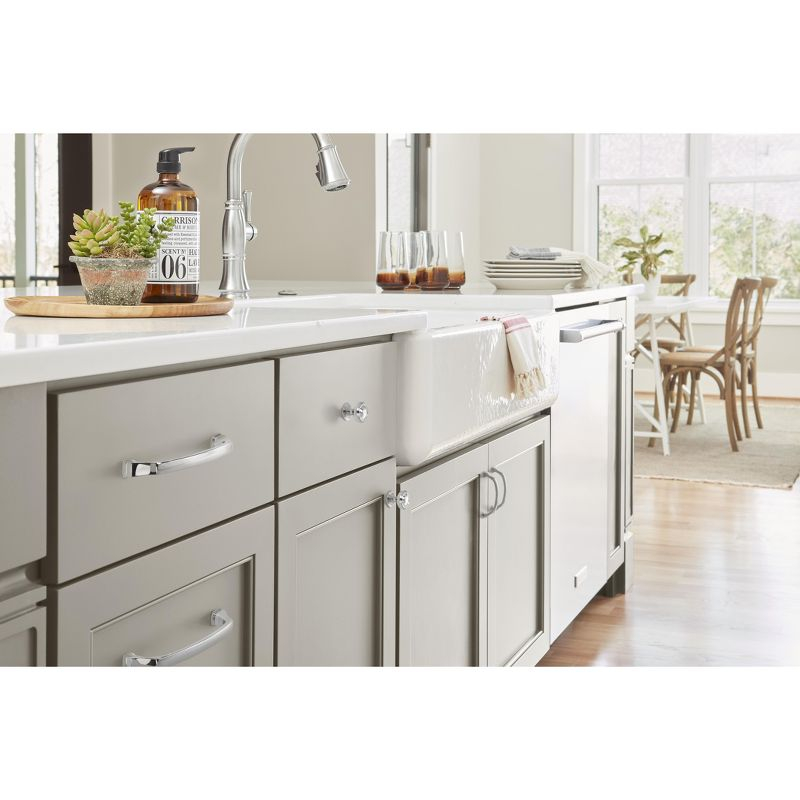 Amerock Revitalize 6-5/16 inch (160mm) Center-to-Center Polished Chrome Cabinet Pull