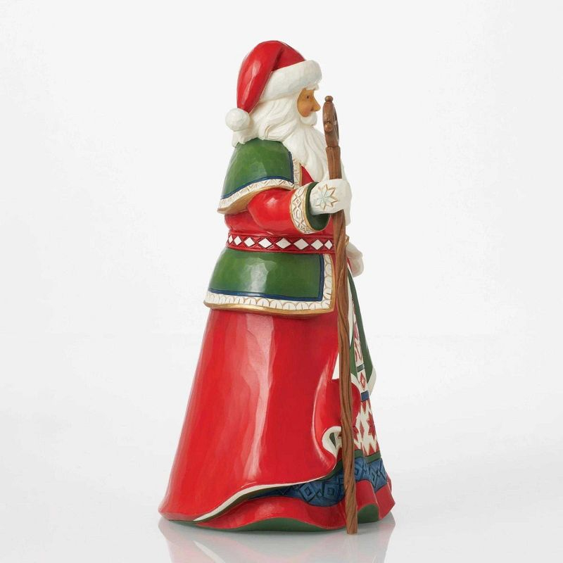 Jim Shore 10.0 Inch Christmas Legends 16Th Annual Laplander Santa Santa Figurines