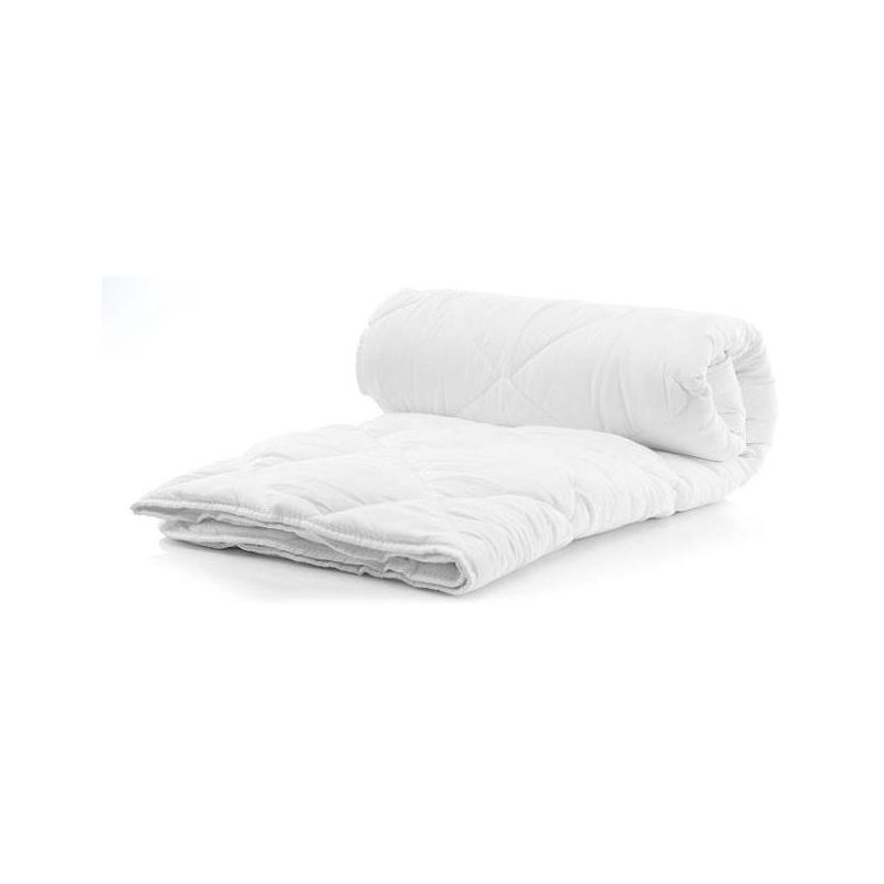 Continental Bedding Serenity 700 Fill Power White Goose Down Summer Weight Comforter Full Size 76 x 86 Inches
