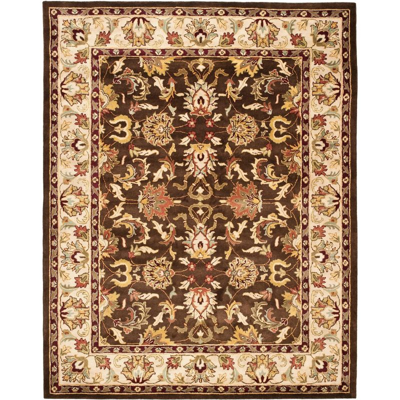 Heritage HG818 Hand Tufted Area Rug - Brown/Beige - 8'9"x11'9" - Safavieh.