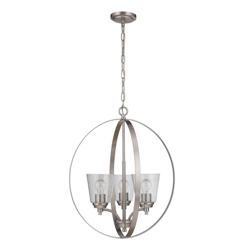 Craftmade Lighting Tyler 3 - Light Chandelier in  Brushed Polished Nickel