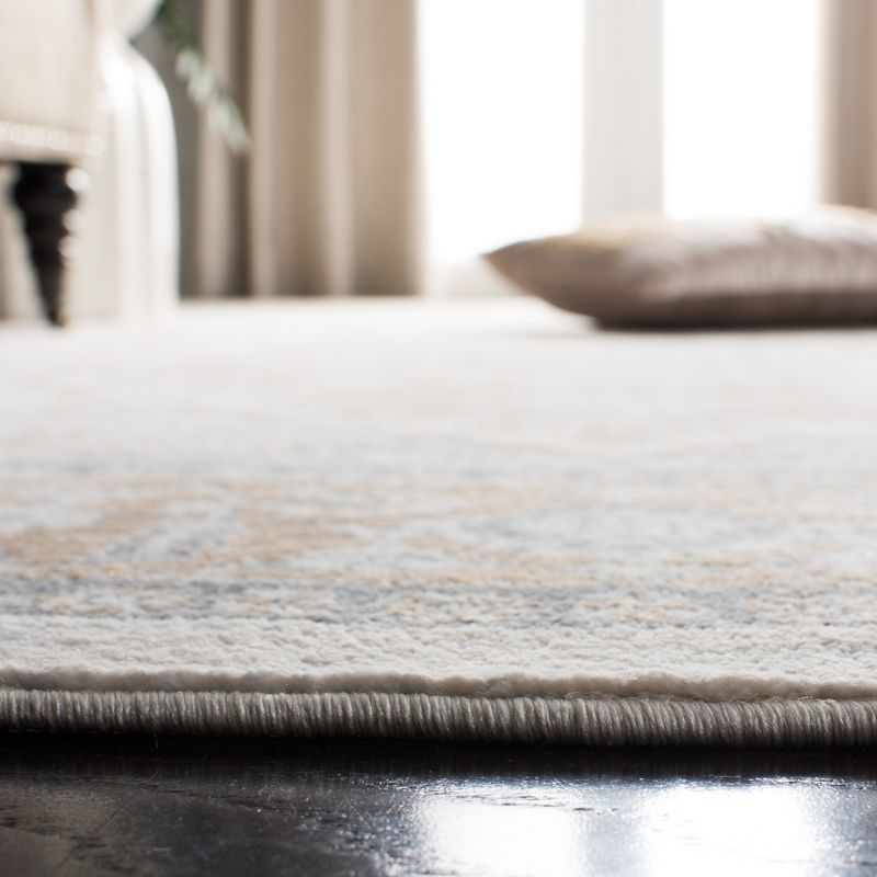 Isabella ISA936 Power Loomed Area Rug - Cream/Beige - 6'7"x6'7" - Safavieh.