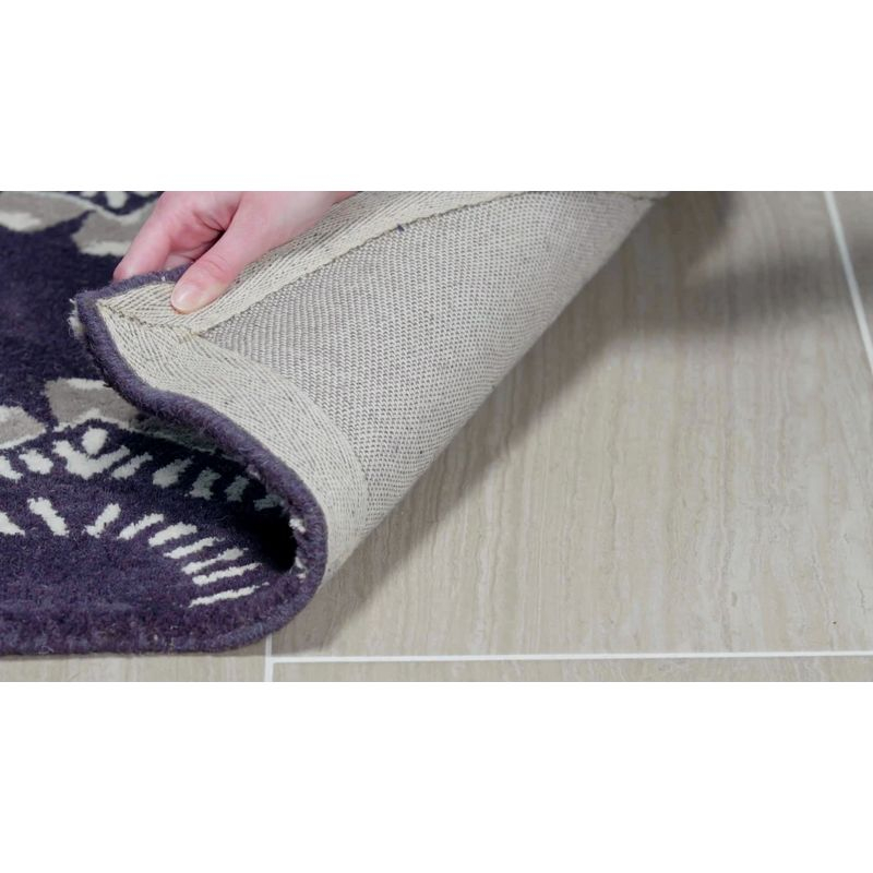 Wyndham WYD372 Hand Tufted Indoor Area Rug - Blue/Ivory - 4'x6' - Safavieh.