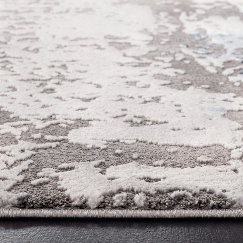 Craft CFT820 Loomed Indoor Area Rug - Grey/Blue - 4'x4' - Safavieh
