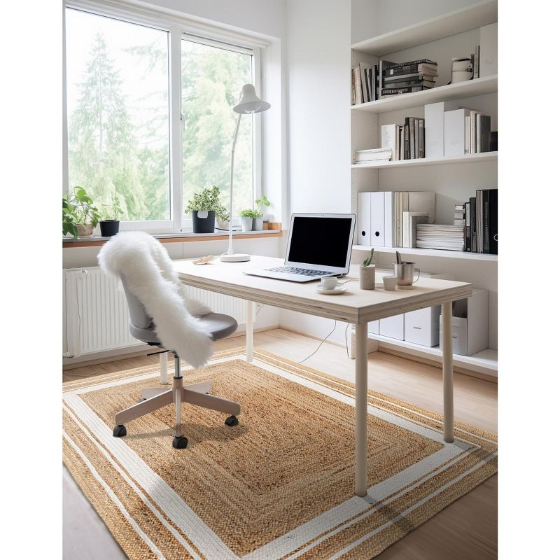 Unique Loom 5' 1 x 8' 0 Gujarat Braided Jute Rectangle Area Rug