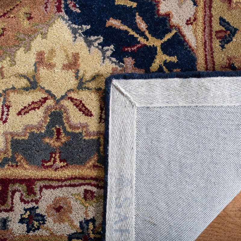 Heritage HG512 Handmade Area Rug - 8'x8' - Multi/Red - Safavieh