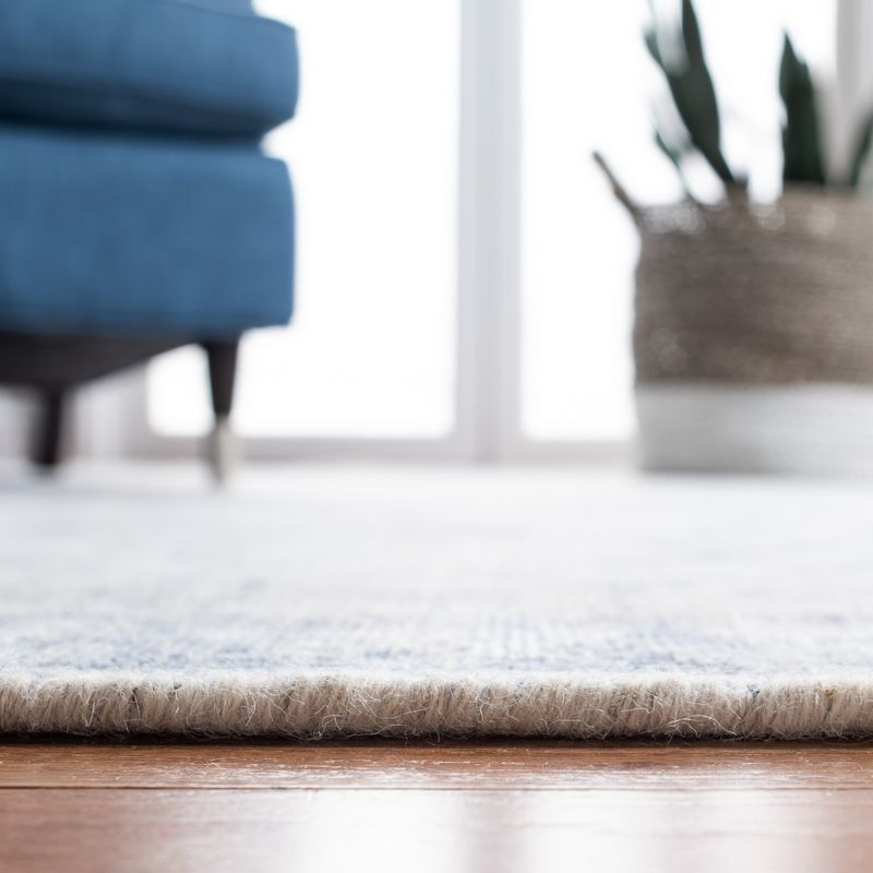 Restoration Vintage RVT704 Hand Loomed Indoor Area Rug - 5'x8' - Ivory/Blue - Safavieh