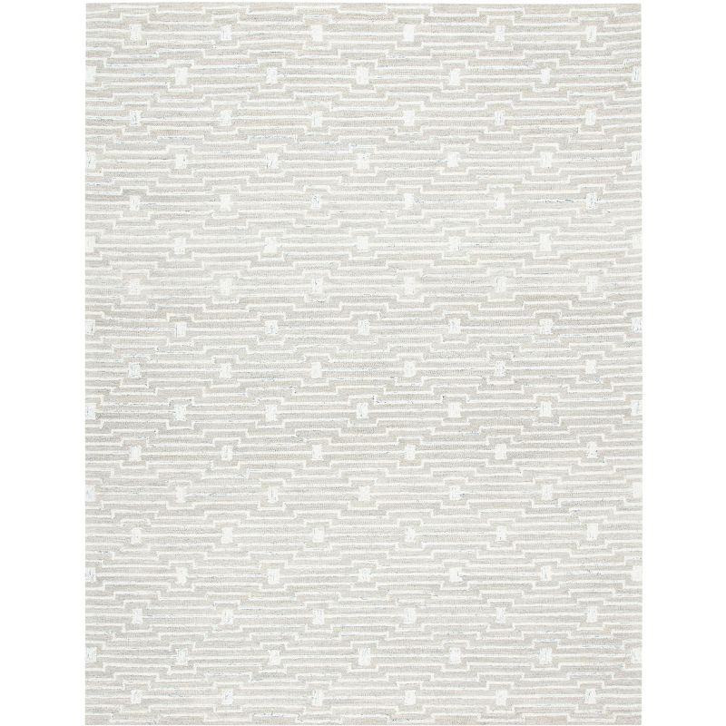 Micro-Loop MLP178 Hand Tufted Area Rug - Light Grey/Ivory - 8'x10' - Safavieh.