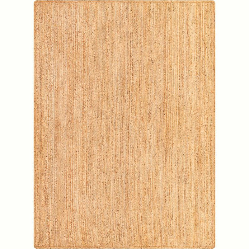 Unique Loom 8'x11' Braided Jute Dhaka Natural Indoor Area Rug