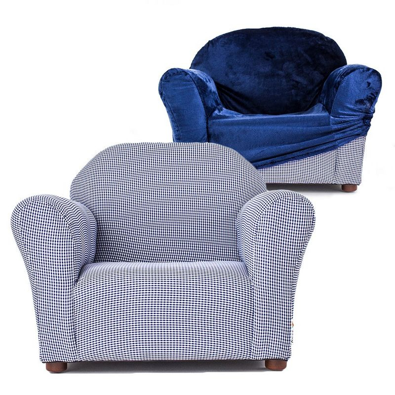 Keet Keet Roundy Kid's Chair + Cover Combo Set Navy