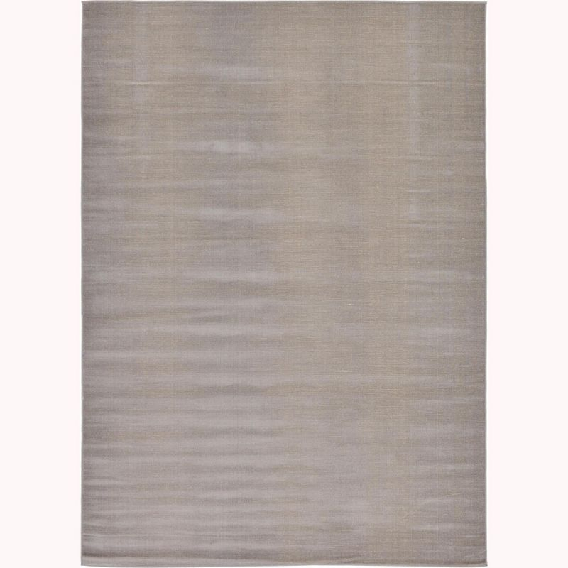 Unique Loom Williamsburg Collection Area Rug - Solid (7'  x 10' Rectangle Gray)