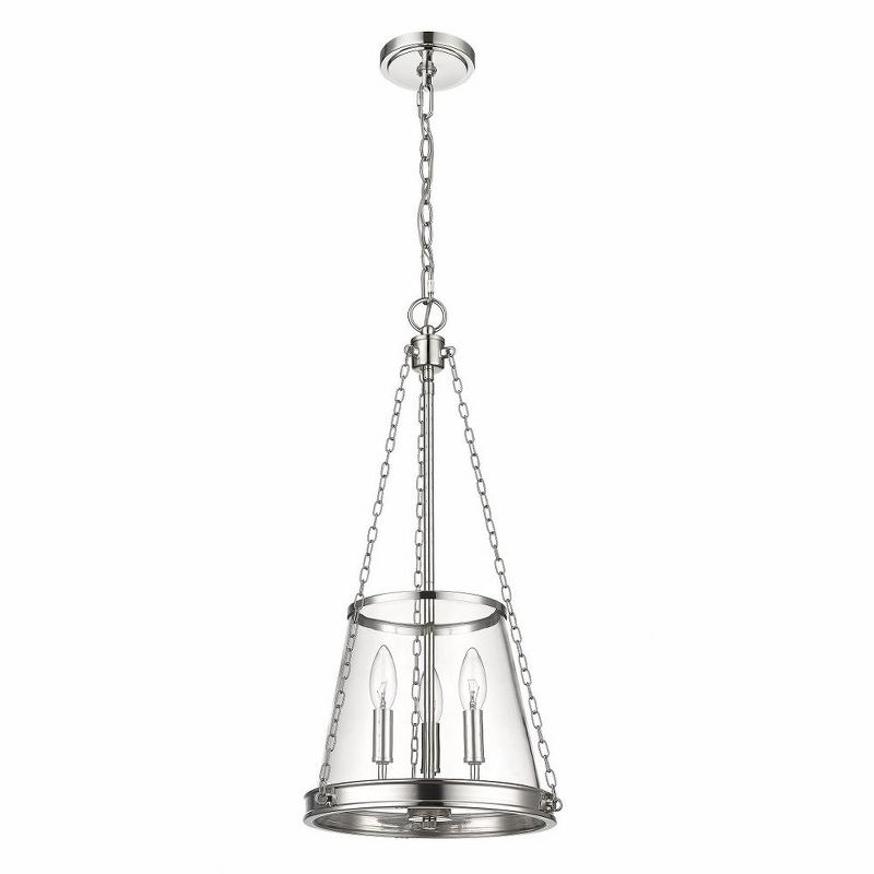 Z-Lite Prescott 3 - Light Pendant in  Polished Nickel