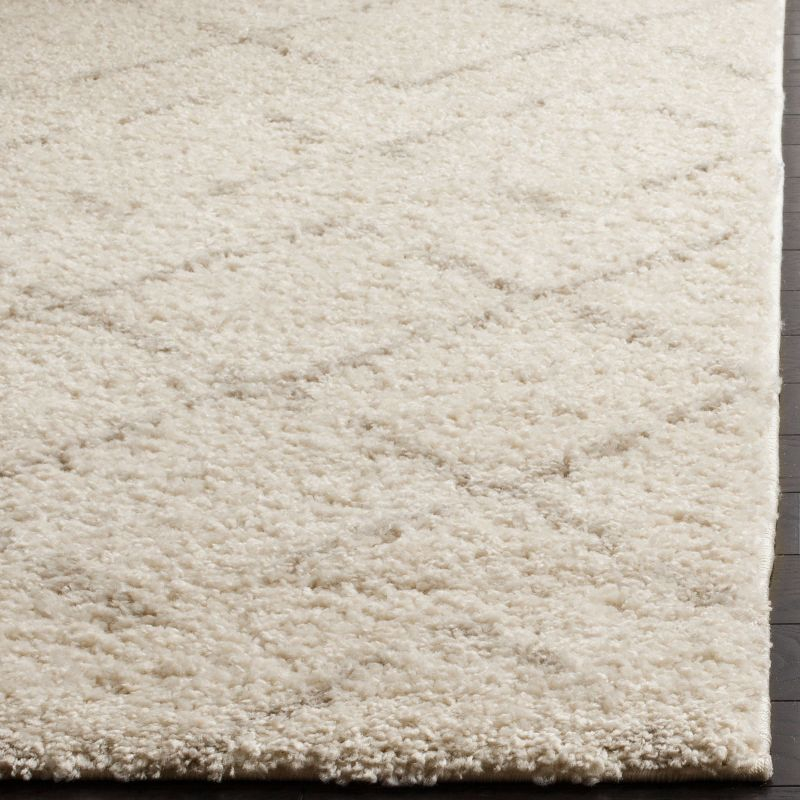 Arizona Shag ASG743 Power Loomed Indoor Area Rug - Ivory/Beige - 8'x10' - Safavieh
