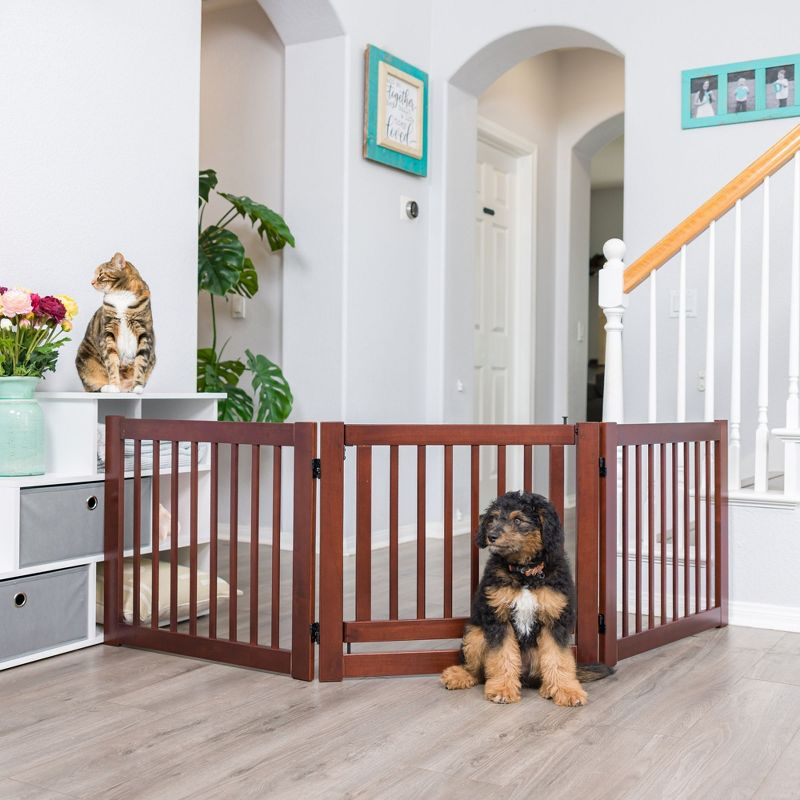 Primetime Petz 360 Configurable Pet Gate with Door 24" Secure Boundaries and Peace of Mind, Ensuring Safety and Freedom for Your Furry Friends